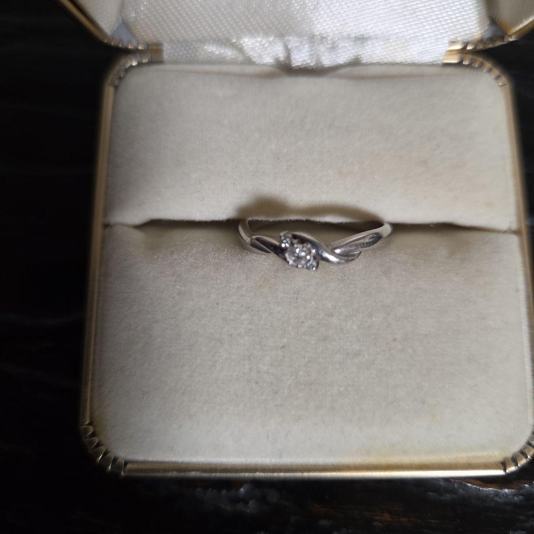 プラチナ900総量3g ダイヤモンド リング