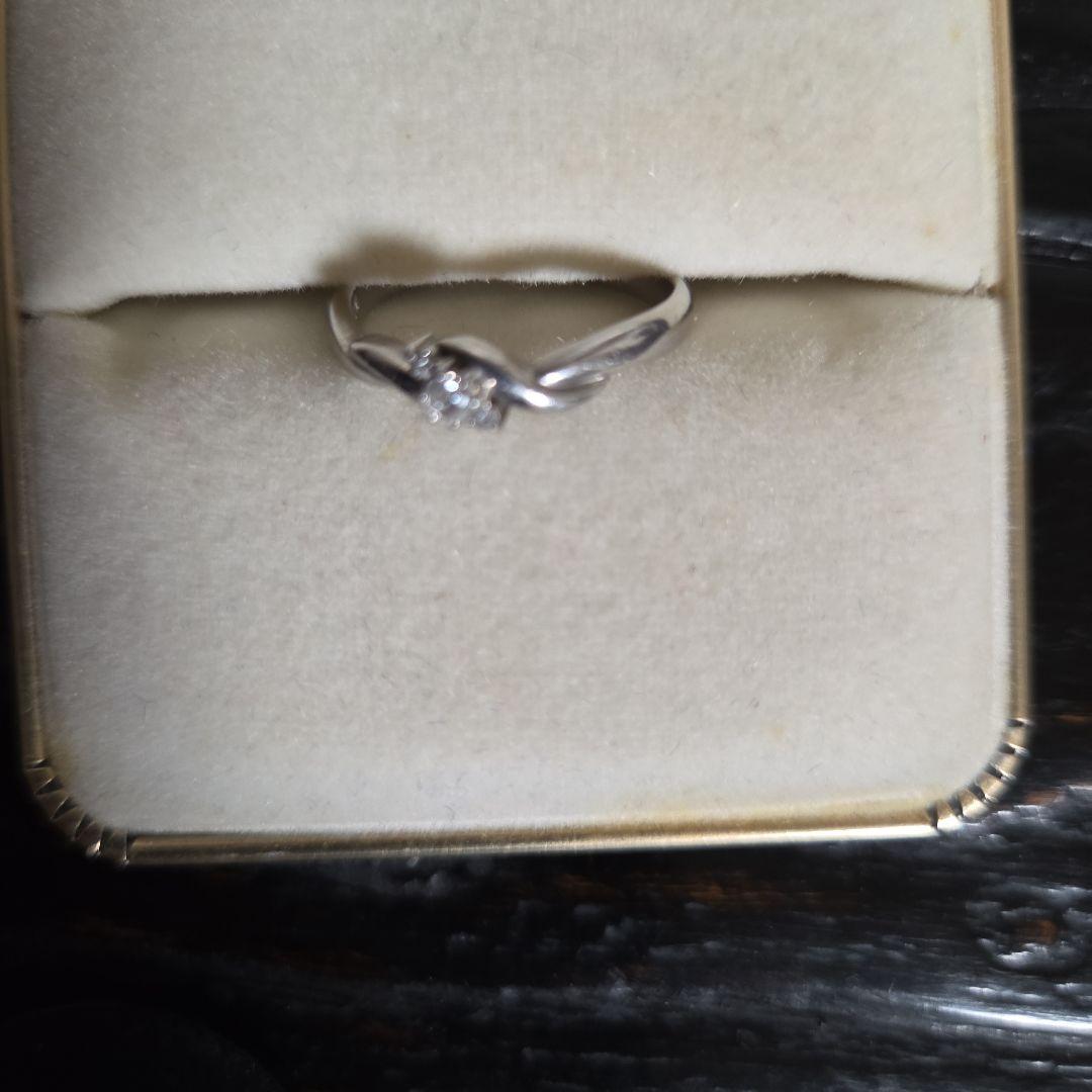 プラチナ900総量3g ダイヤモンド リング