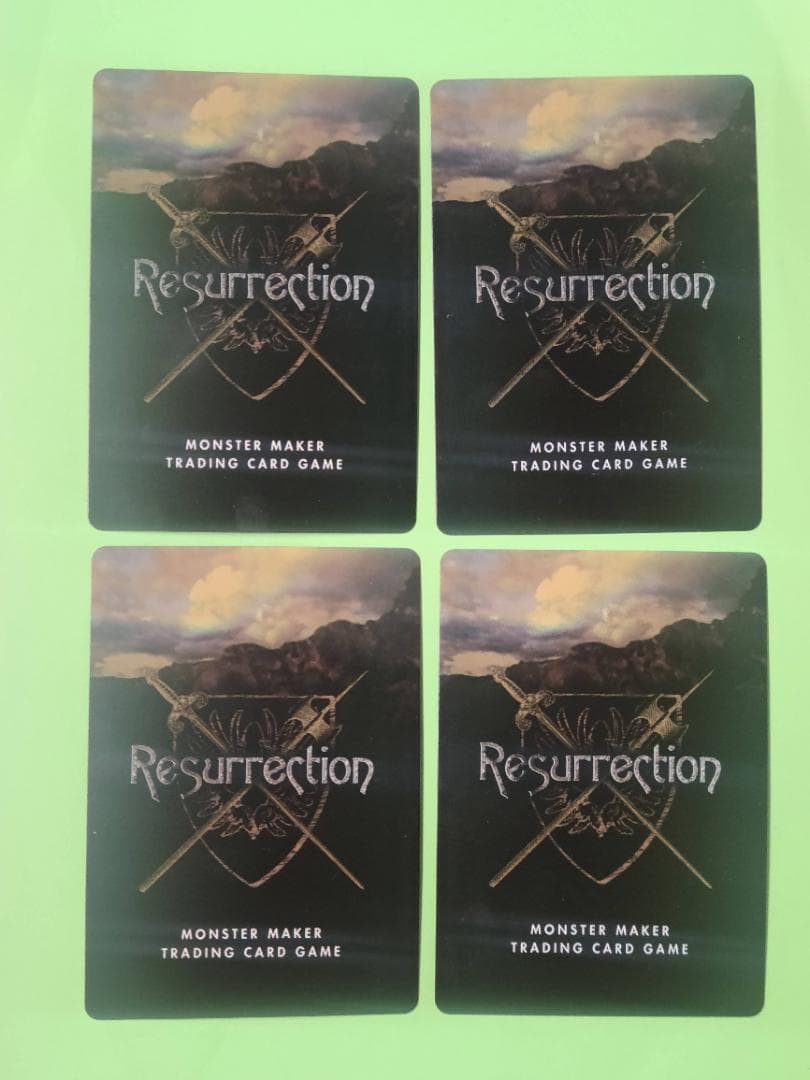トウダ モンスターメーカー　リザレクション　キラカード4枚