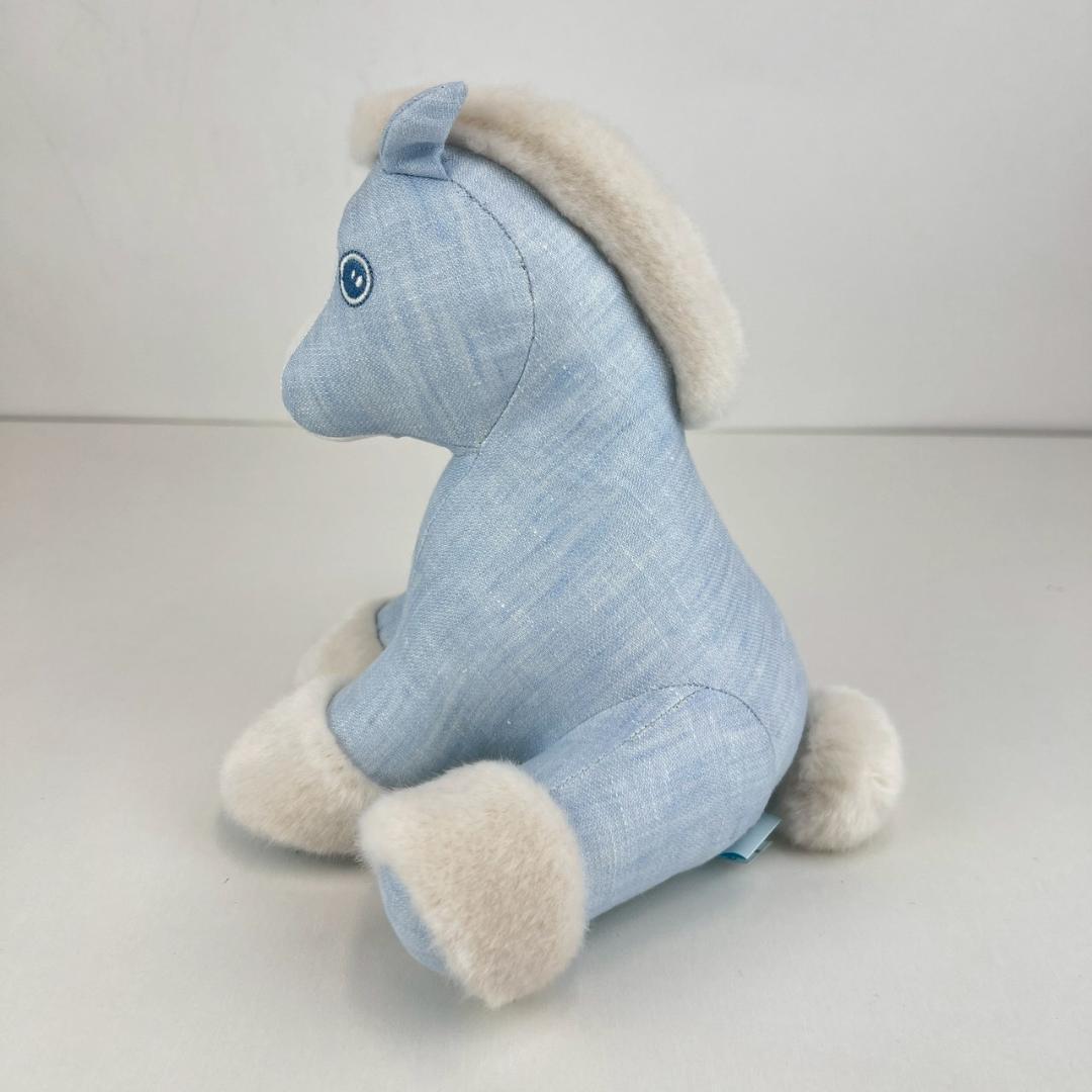 新品未使用 HERMES エルメス　ぬいぐるみ　ベビーエルミー　ブルーグラシエ