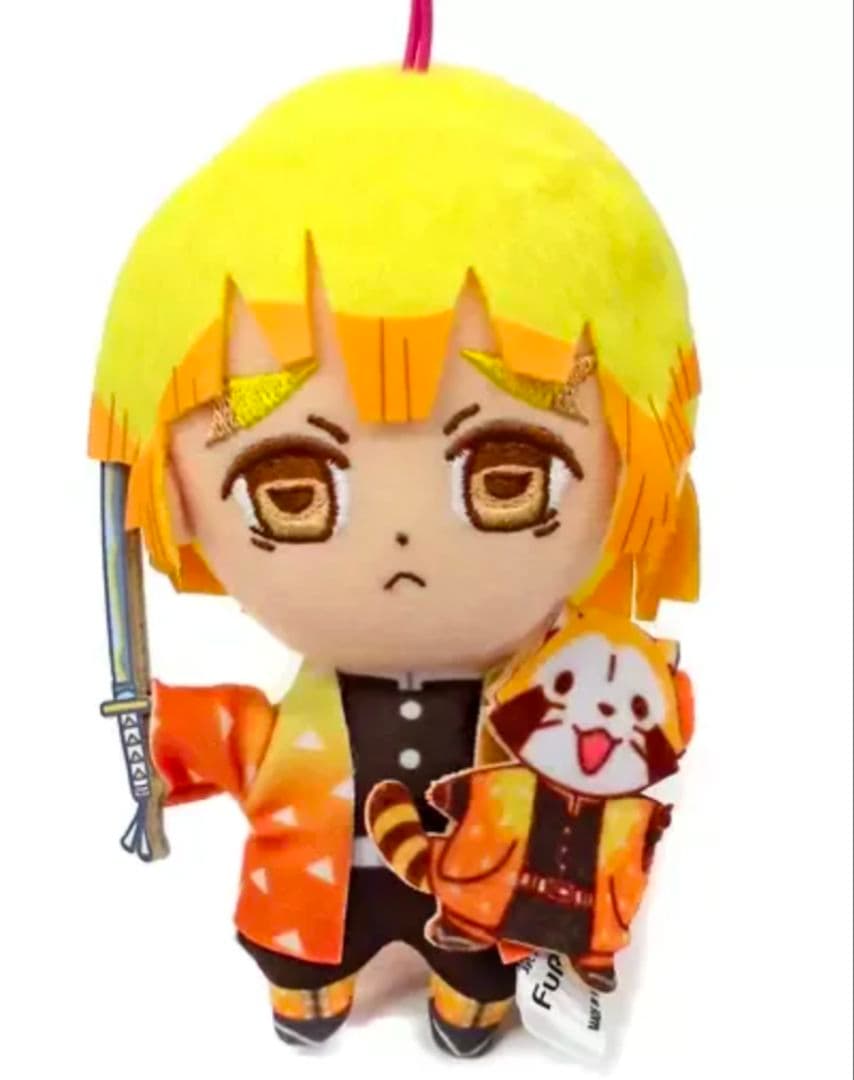 鬼滅の刃 × ラスカル 我妻善逸 栗花落カナヲ 甘露寺蜜璃 ぬいぐるみ セット