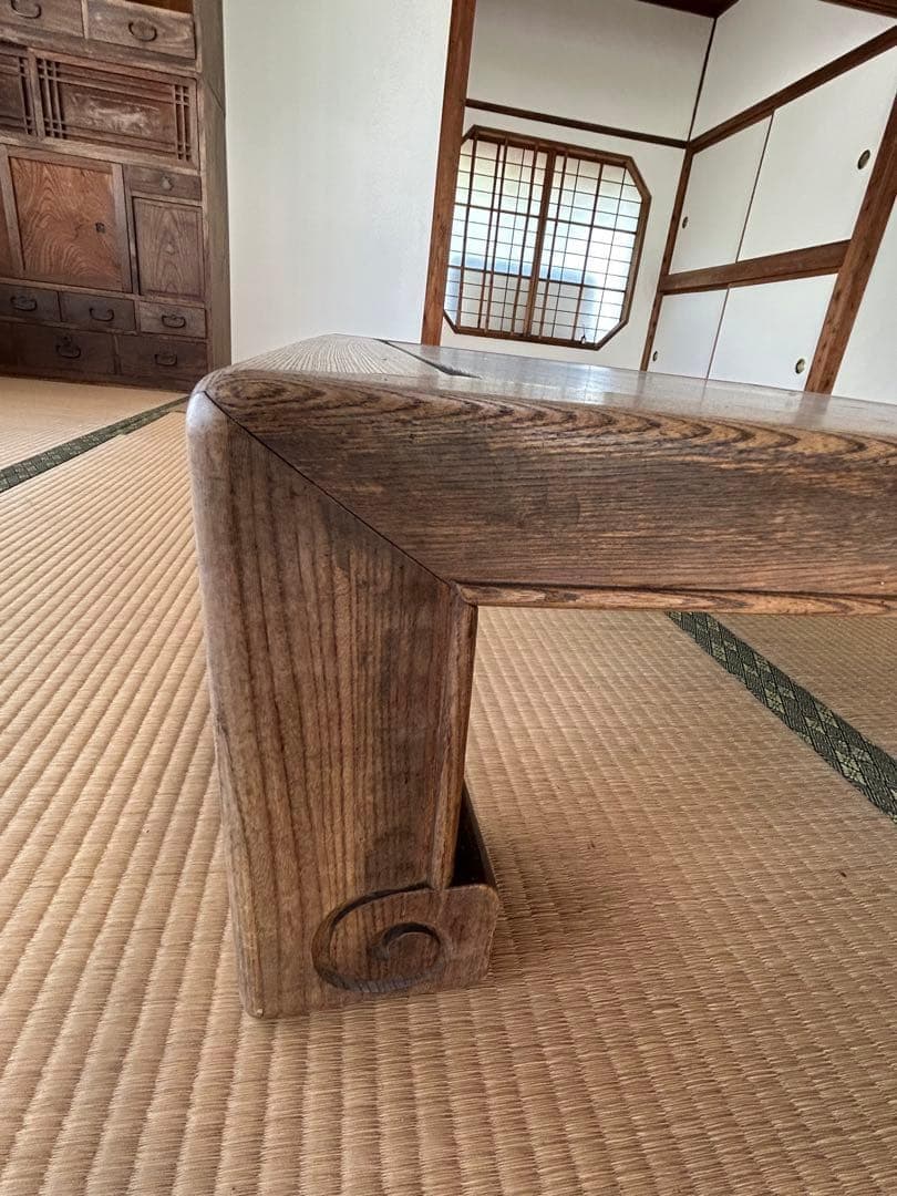 木製座卓 アンティーク 古家具 飾り台 インテリア 店舗什器　ちゃぶ台