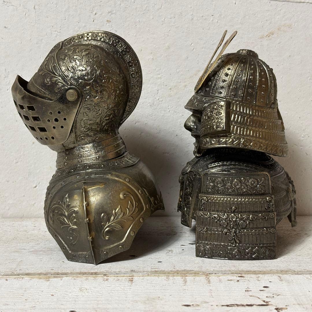 ニッカ 鎧 兜 西洋 甲冑 騎士 ボトルカバー セット 昭和レトロ ヴィンテージ