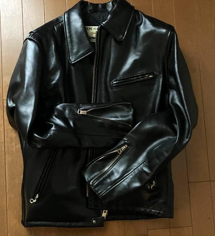 schott ショット ホースハイド 40 USA製 黒