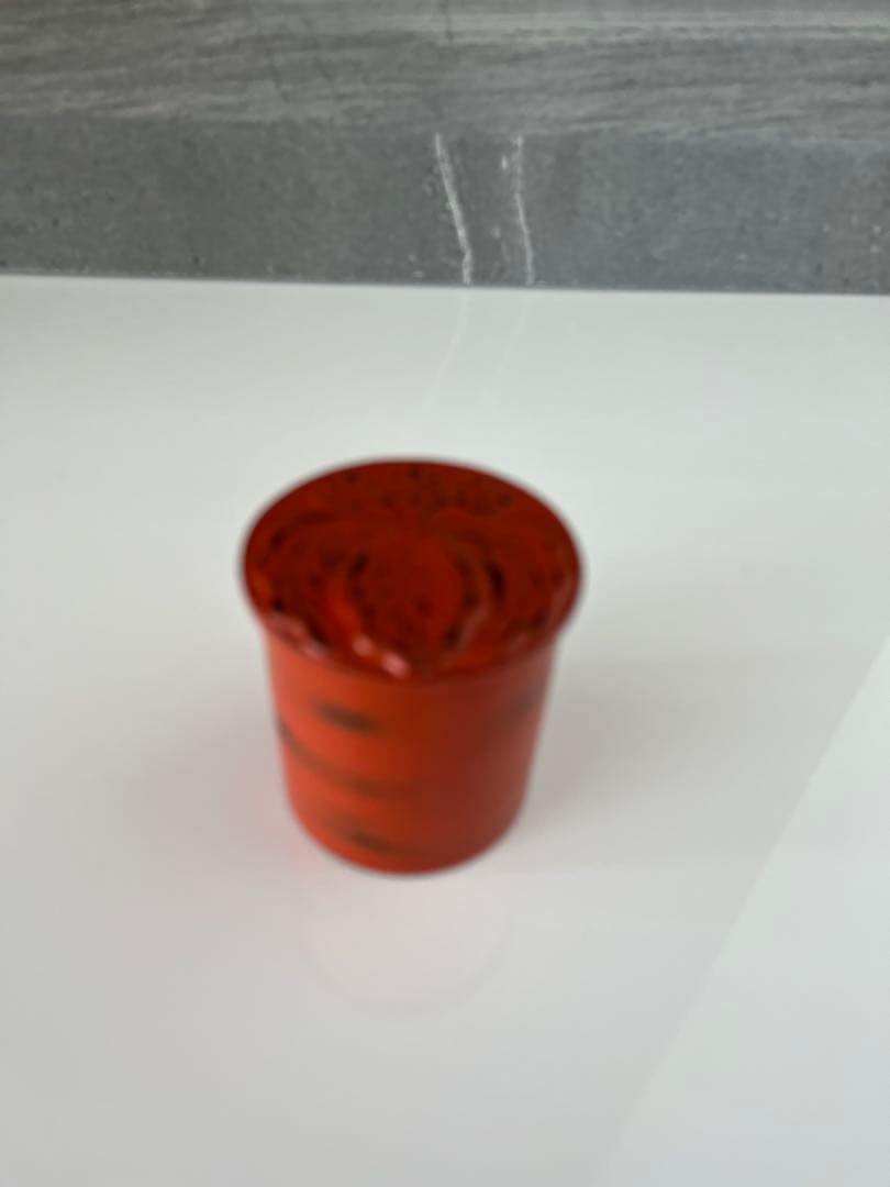 鈴木松栄　加州漆芸　木製 茶道具 蓋付き棗