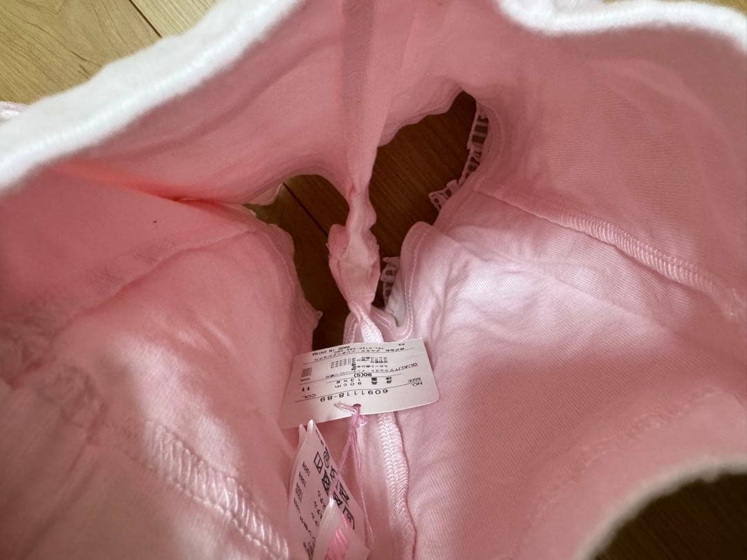 新品　mezzo piano ロンT うさぎ　フリルスカート　キュロット