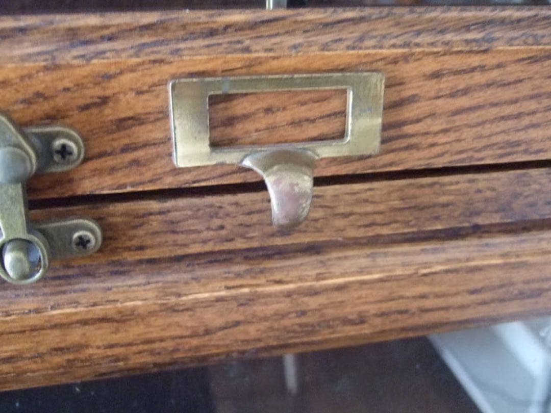 木製ガラス扉付き4段キャビネット ブックシェルフ