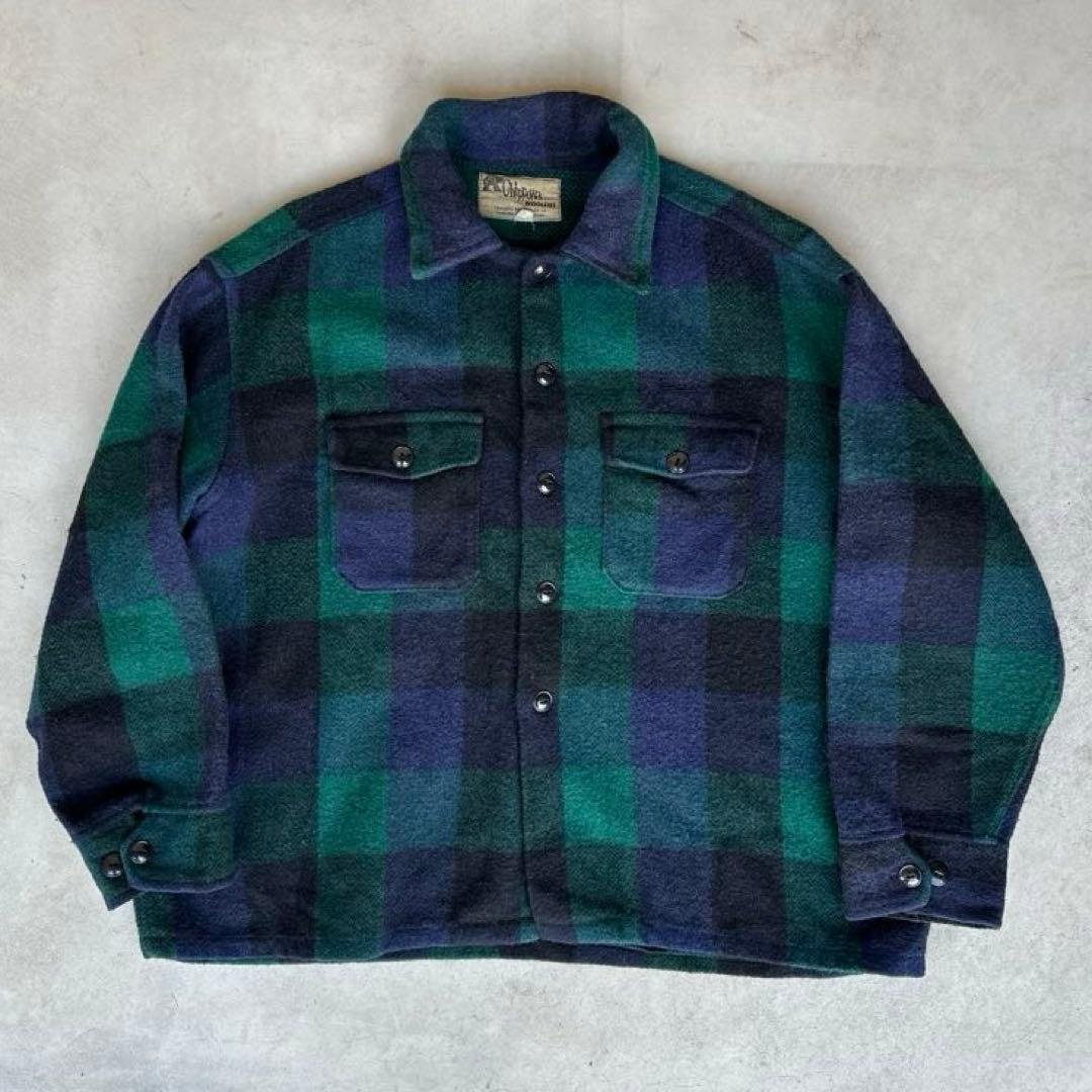 50s 60s CHIPPEWA WOOLENS ブロックチェック