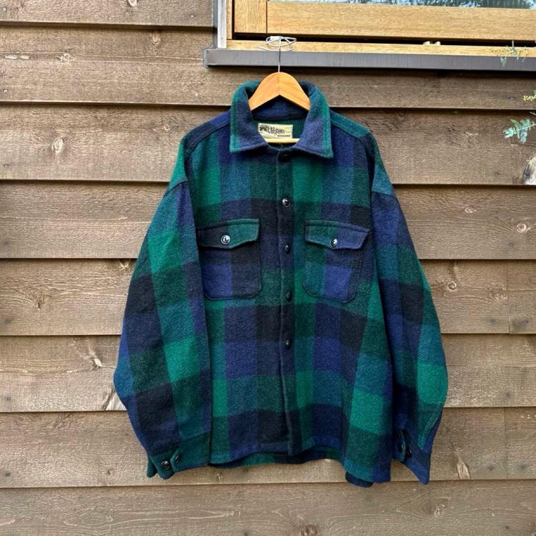 50s 60s CHIPPEWA WOOLENS ブロックチェック