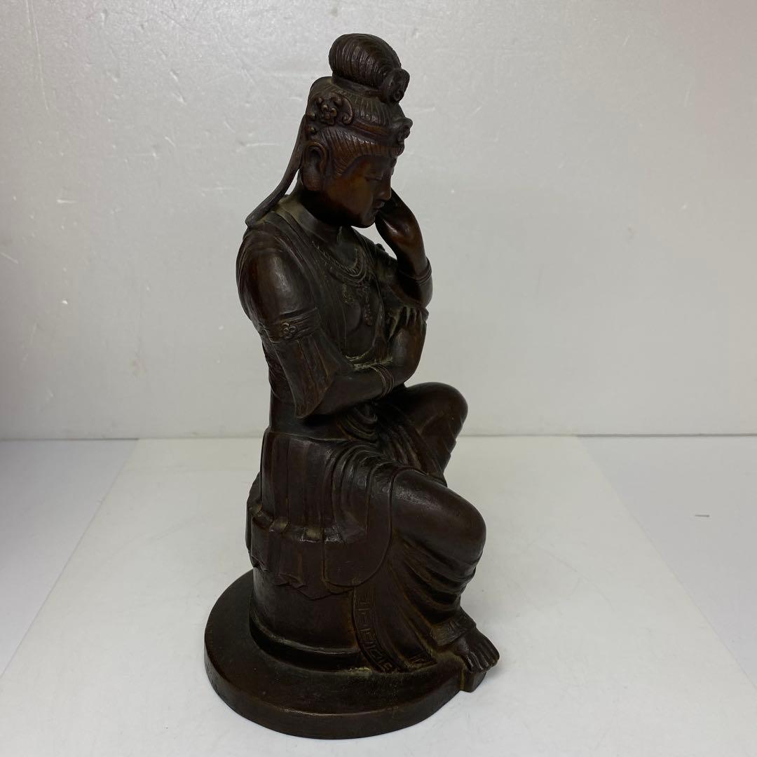 荒居徳亮　ブロンズ仏像　共箱　2427g 高さ28㎝　東さ7-0310☆2F