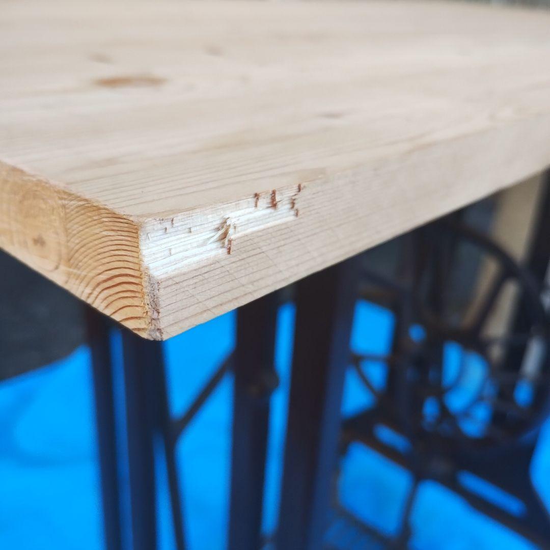 JANOME ミシン台 木製天板