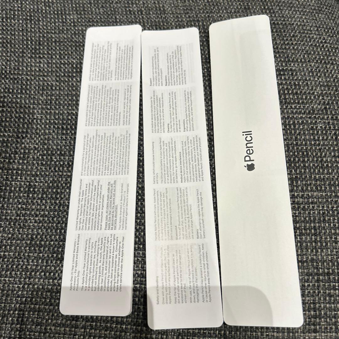 Apple ペンシル 第2世代 ワイヤレス充電 MU8F2J/A