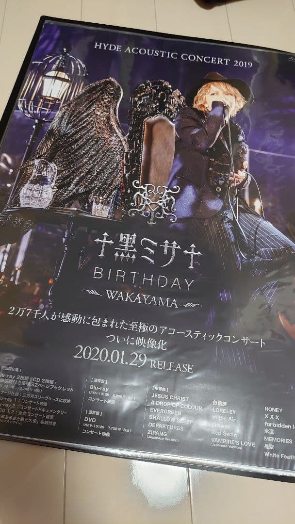 レア物 HYDE CD,Blu-ray DVD告知ポスター 12枚セット