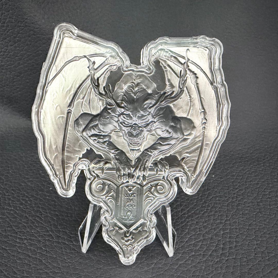 銀貨 ガーゴイル ハイレリーフ アンティーク 2オンス 2oz メダル 守護神