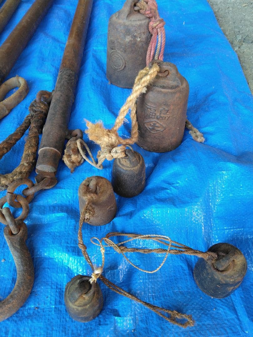 竿秤　棒秤　分銅秤　棒天秤　古民具　古道具　引き取り限定