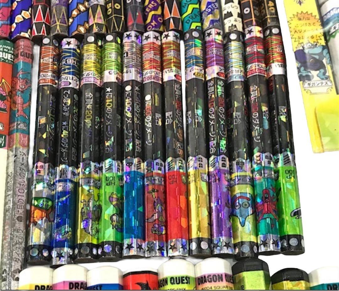 当時物　ドラゴンクエスト バトルえんぴつ　トータル100本以上　昭和レトロ
