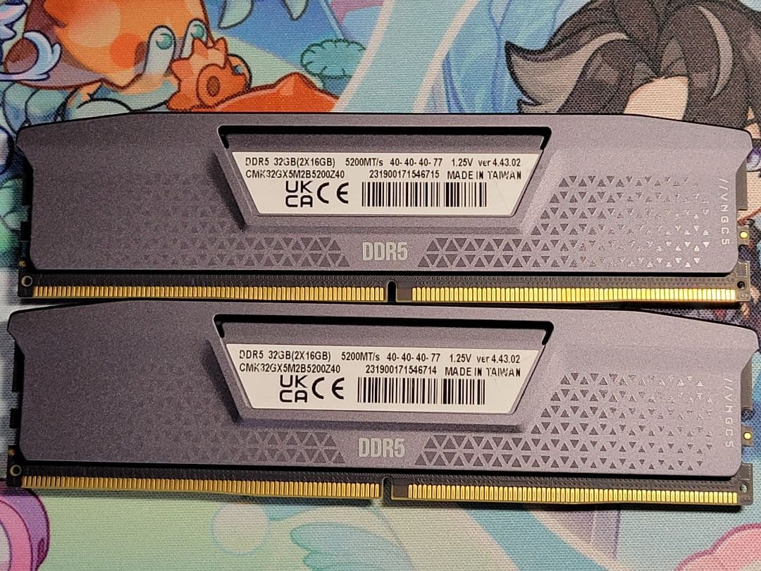 CORSAIR VENGEANCE DDR5 32GB(16GB×2枚)