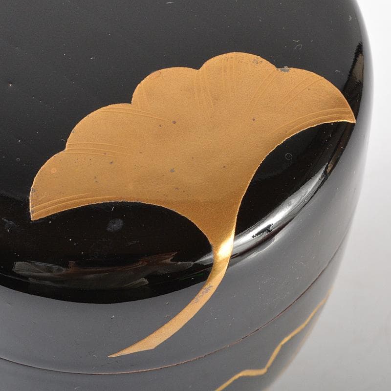 茶道具　吉田一峰作　鵬雲斎好　五葉棗　共箱　V　R5304