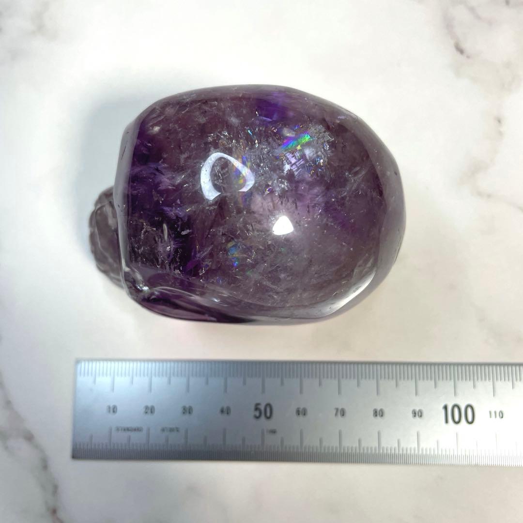 magical　アメジストスカル　バイーヤ産　虹煌めく双子のお姉さん　叡智