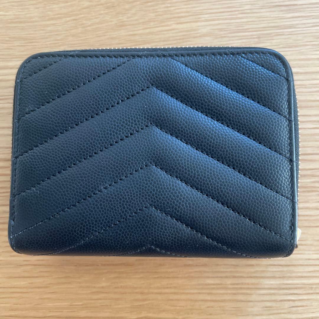 SAINT LAURENT ブラック 二つ折り財布