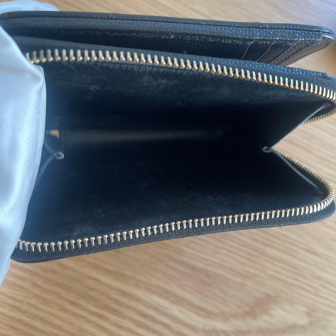 SAINT LAURENT ブラック 二つ折り財布