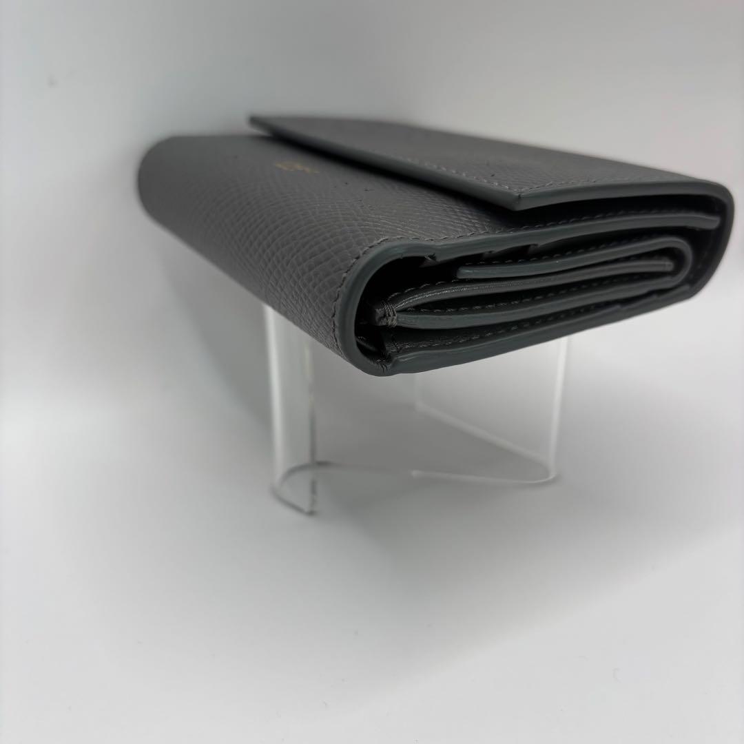 CELINE スモールトリフォールドウォレット グレー　三つ折り財布　財布