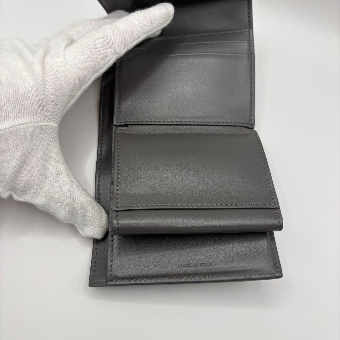 CELINE スモールトリフォールドウォレット グレー　三つ折り財布　財布