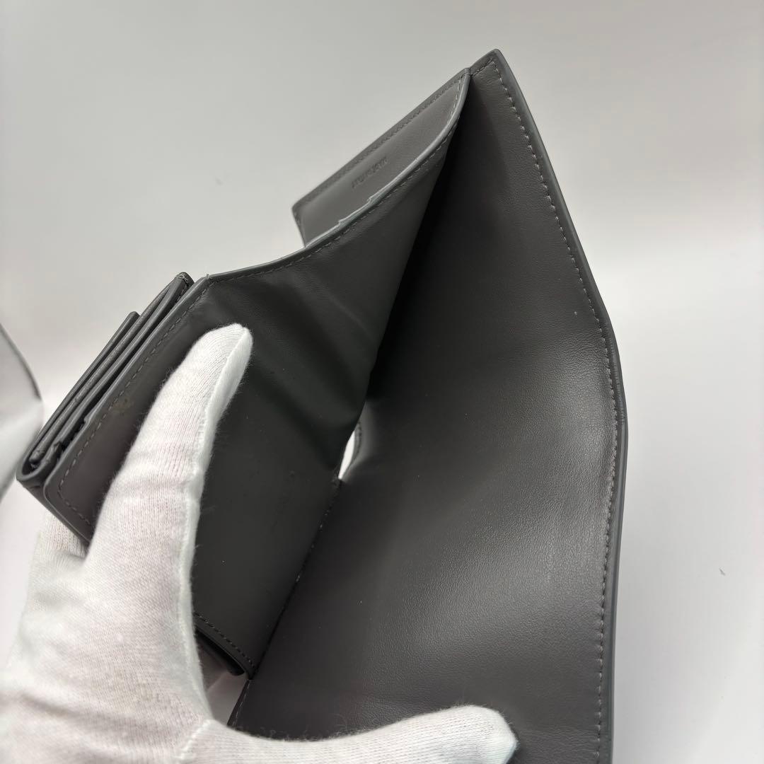 CELINE スモールトリフォールドウォレット グレー　三つ折り財布　財布