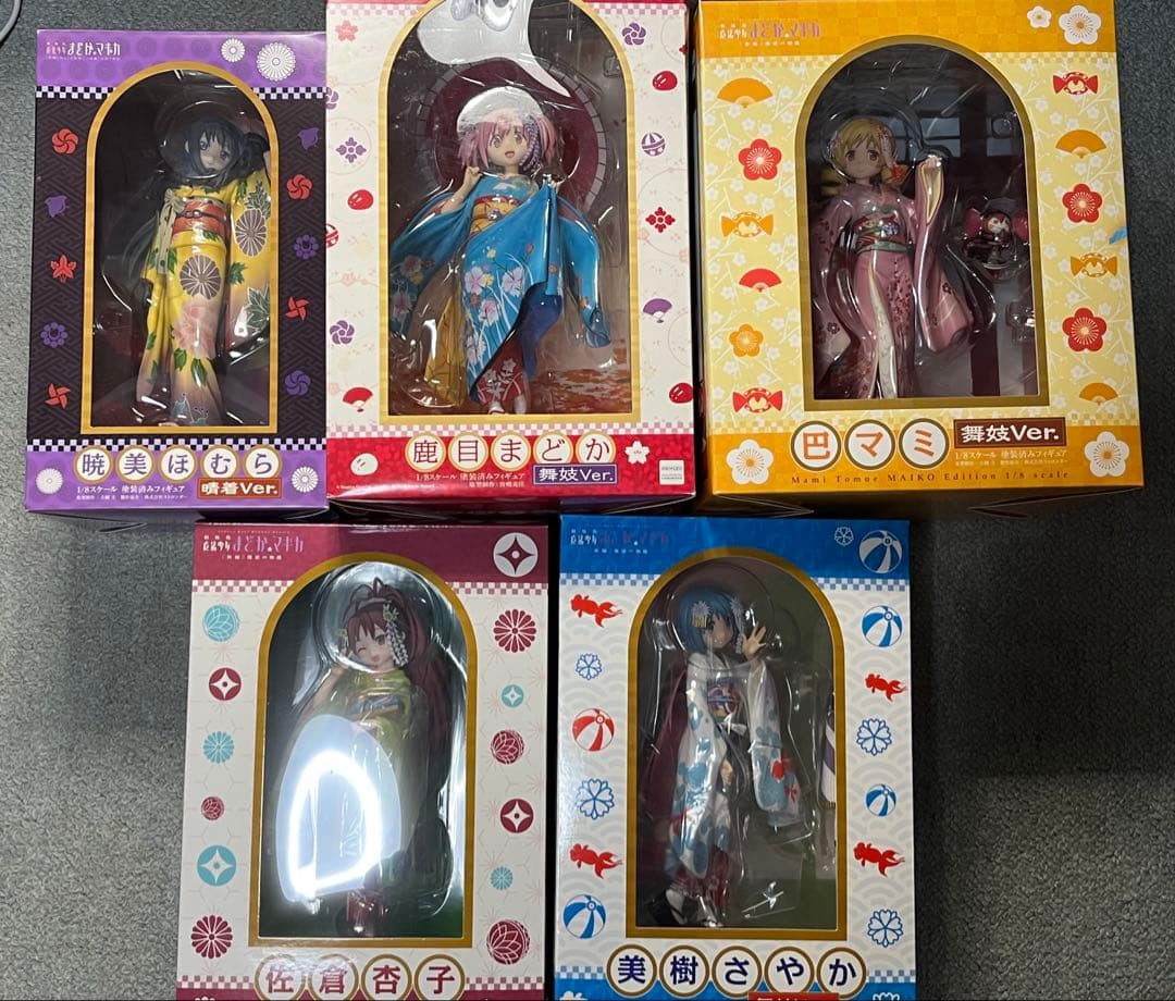 まどか☆マギカ　舞妓ver フィギュア　5体セット