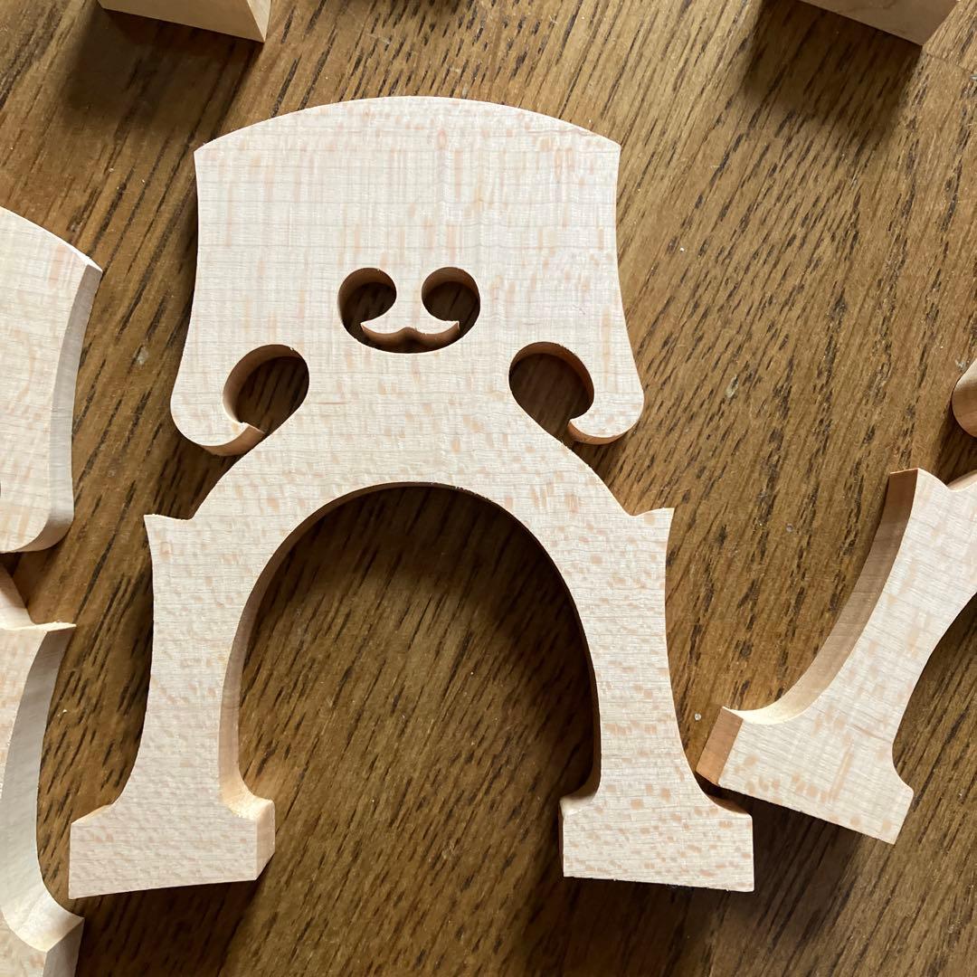 チェロ駒10点セット■ベルギー式・刻印アリ▪️処分品