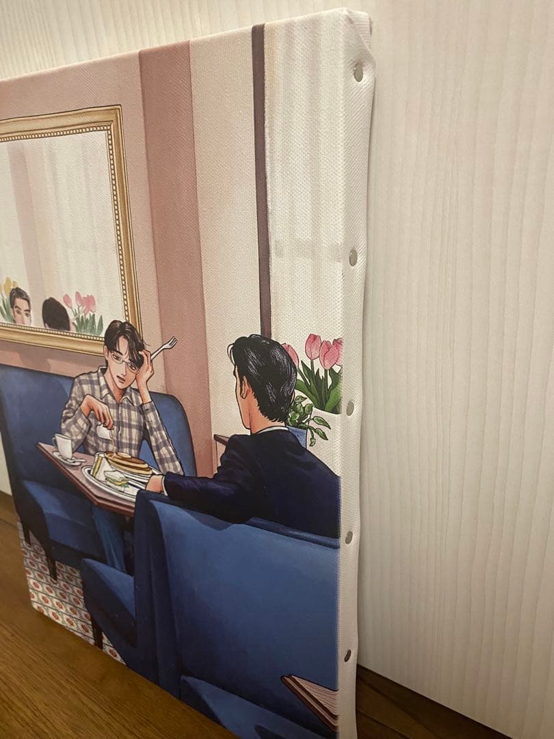 ファミレス行こ キャンバスアート ※裏面シミあり