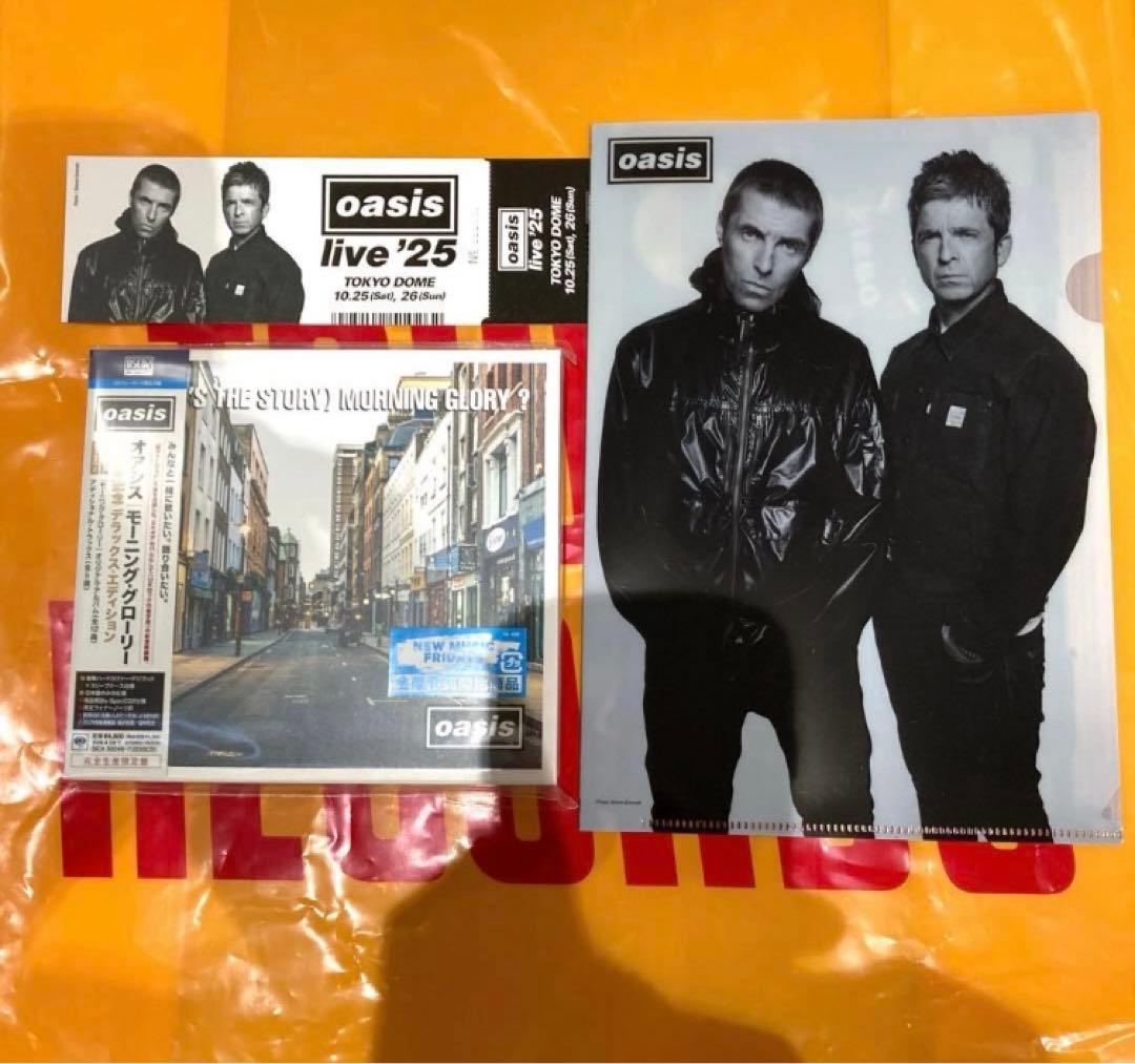 会場限定 oasis メモリアルチケット クリアファイル CD 2025オアシス