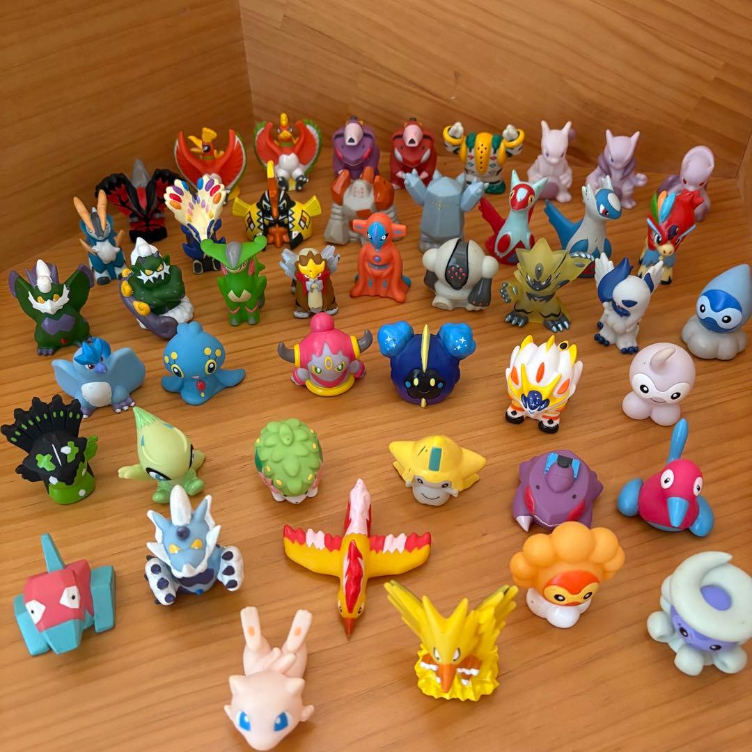 ポケモン指人形 45+11体セット　伝説 幻 初代御三家