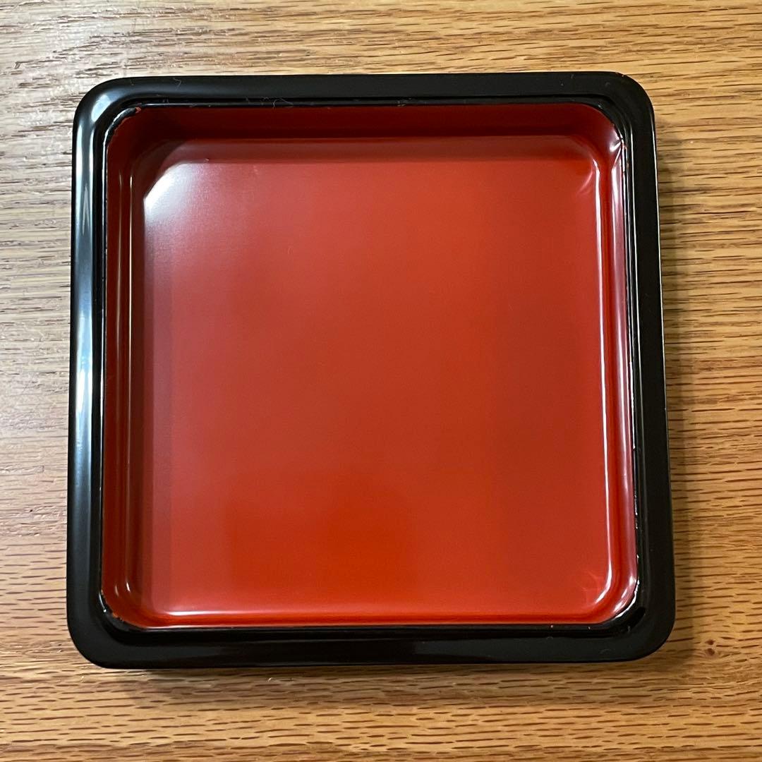 【未使用】祖雅堂 会津白木屋漆器店謹製•2段小重 12×12 •正月•和モダン
