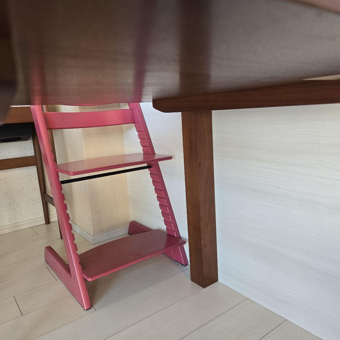 ダイニングテーブル　150×80×72　無垢　ウォールナット