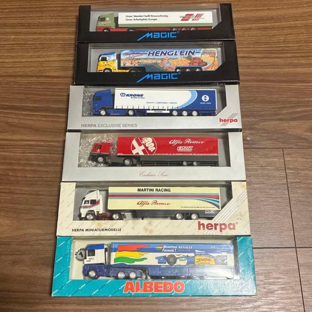 1/87 herpa ALBEDO MAGIC 等6台セット