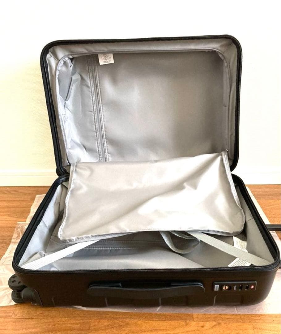 無印良品　バーを自由に調節できるハードキャリーケース　36L ブラック