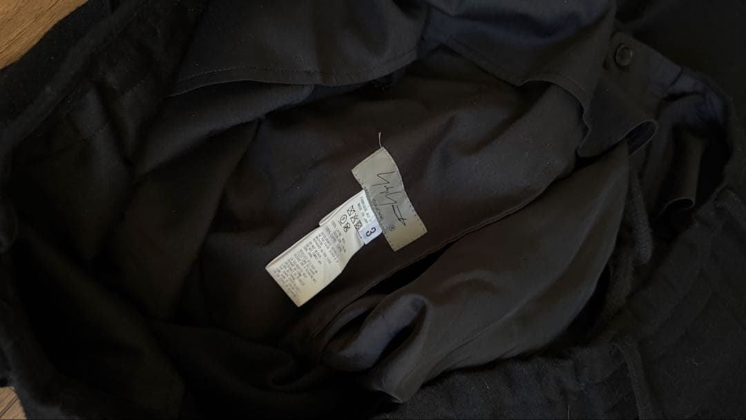 ぢ*ん様 ヨウジヤマモト青山本店商品) Wool Flannel Drape P