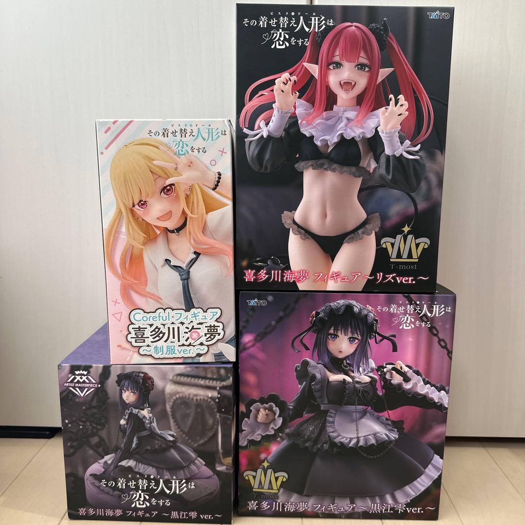 その着せ替え人形は恋をする　喜多川海夢　フィギュア　4種セット　amp 着せ恋