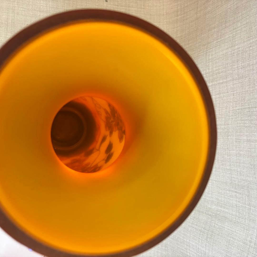 ガレ風 花瓶 ガラス細工 グレープ フラワーベース アンティーク 西洋 欧風