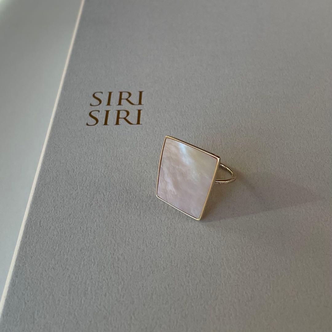 f*i様 SIRI SIRI リング 螺鈿 Sサイズ (10号程度)