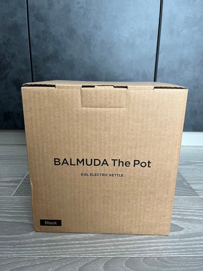 新品　BALMUDA The Pot 0.6L 電気ケトル ブラック