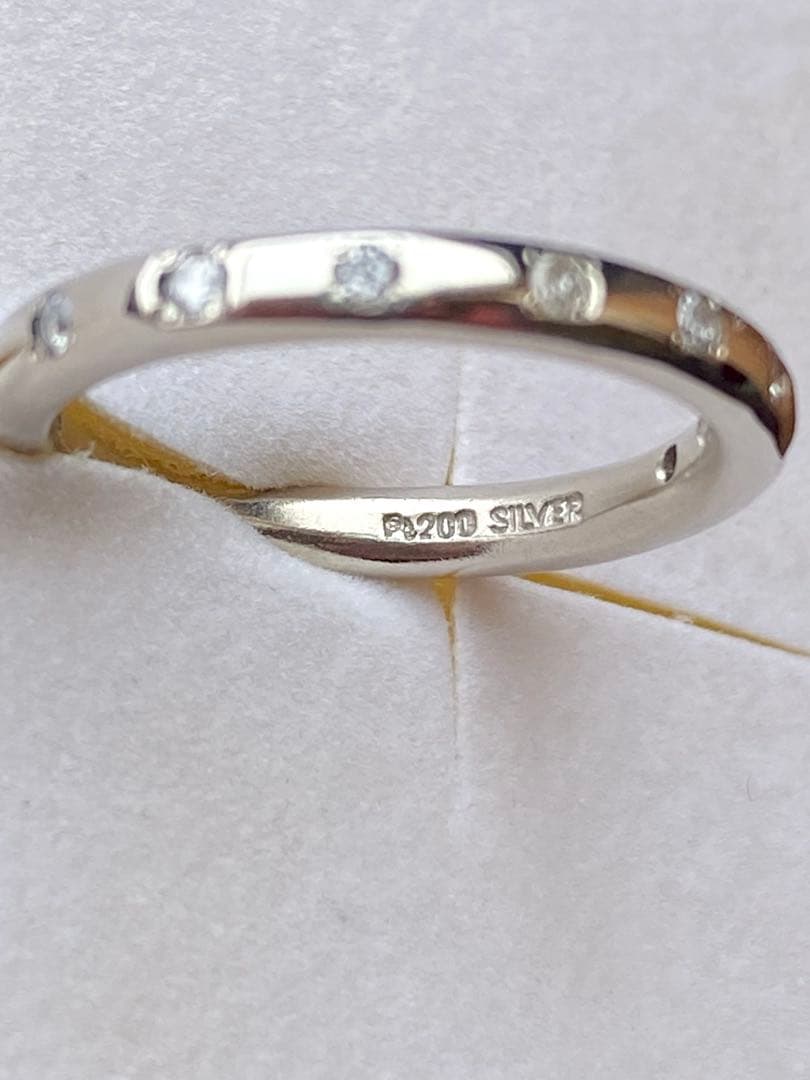 あこ　agete アガットシルバーPt200リング　9号(*^^*)