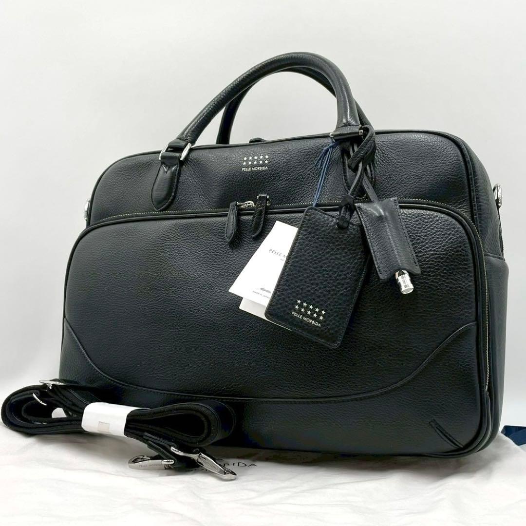 【未使用タグ付き】 PELLE MORBIDA 葉加瀬太郎 2way ブラック