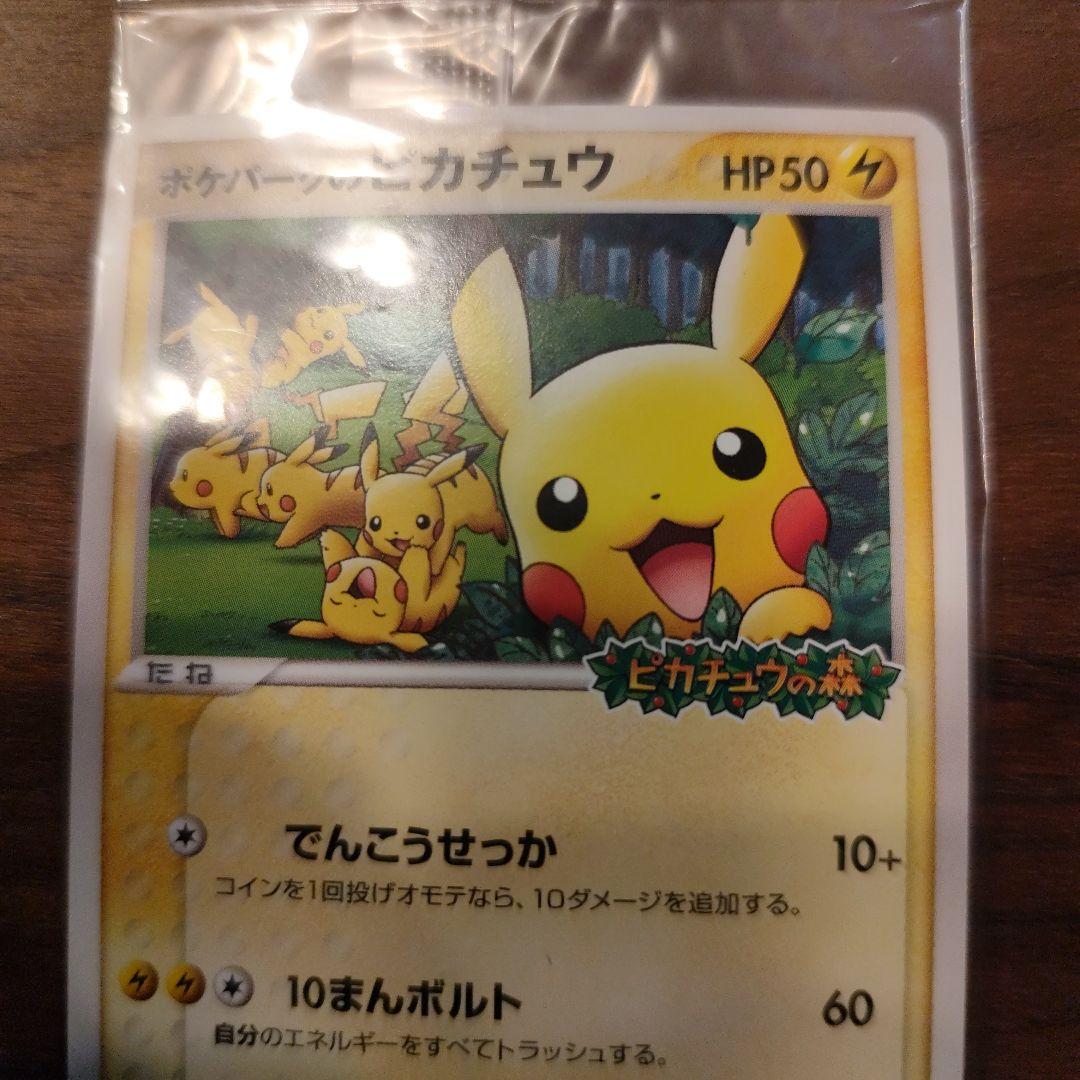 【未開封】ポケパークのピカチュウ PROMO プロモカード 043/PCG-P