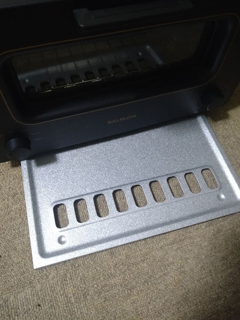 【美品】BALMUDA スチームトースター K01E ブラック