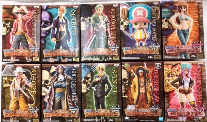 未使用 ワンピース スタンピード フィギュア グランドライン １０体セット