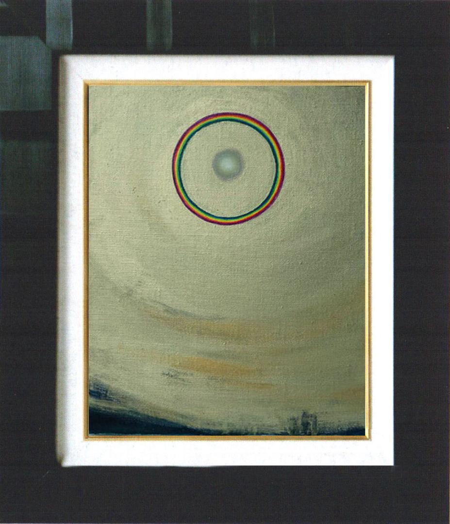 油絵 菅家令子 絵 絵画 インテリア F3-G92023 風景 祈り 希望 奇跡