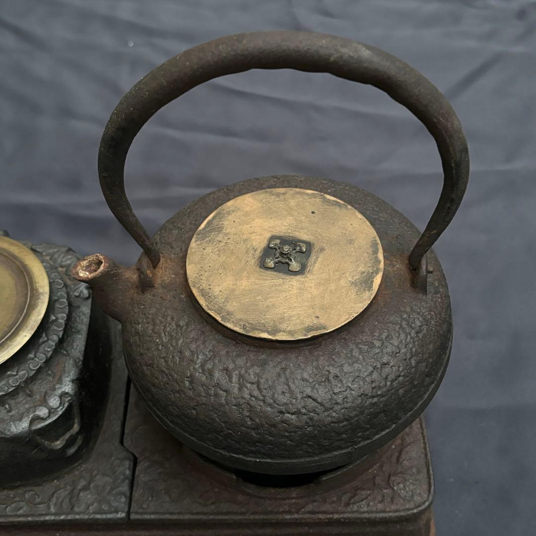 【送料込‼︎即日発送‼︎】龍文堂造 高級鉄瓶 南部鉄器