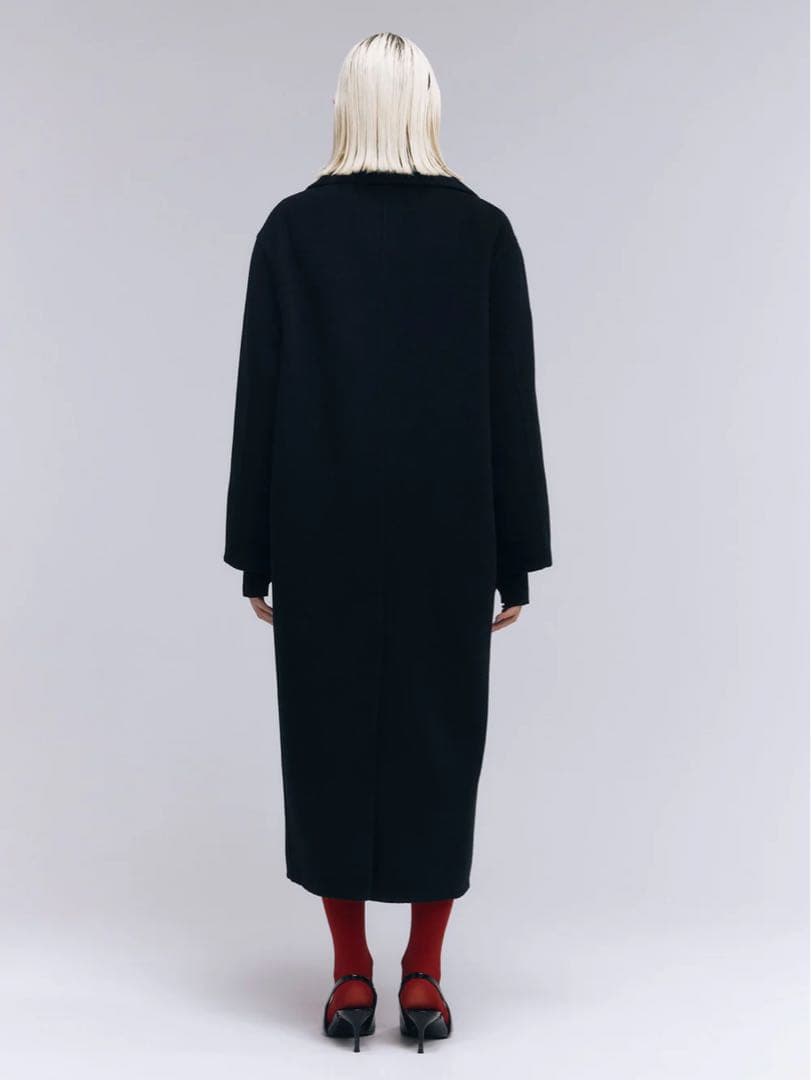 ジョゼムーン WOOL CHESTER COAT ブラック 美品